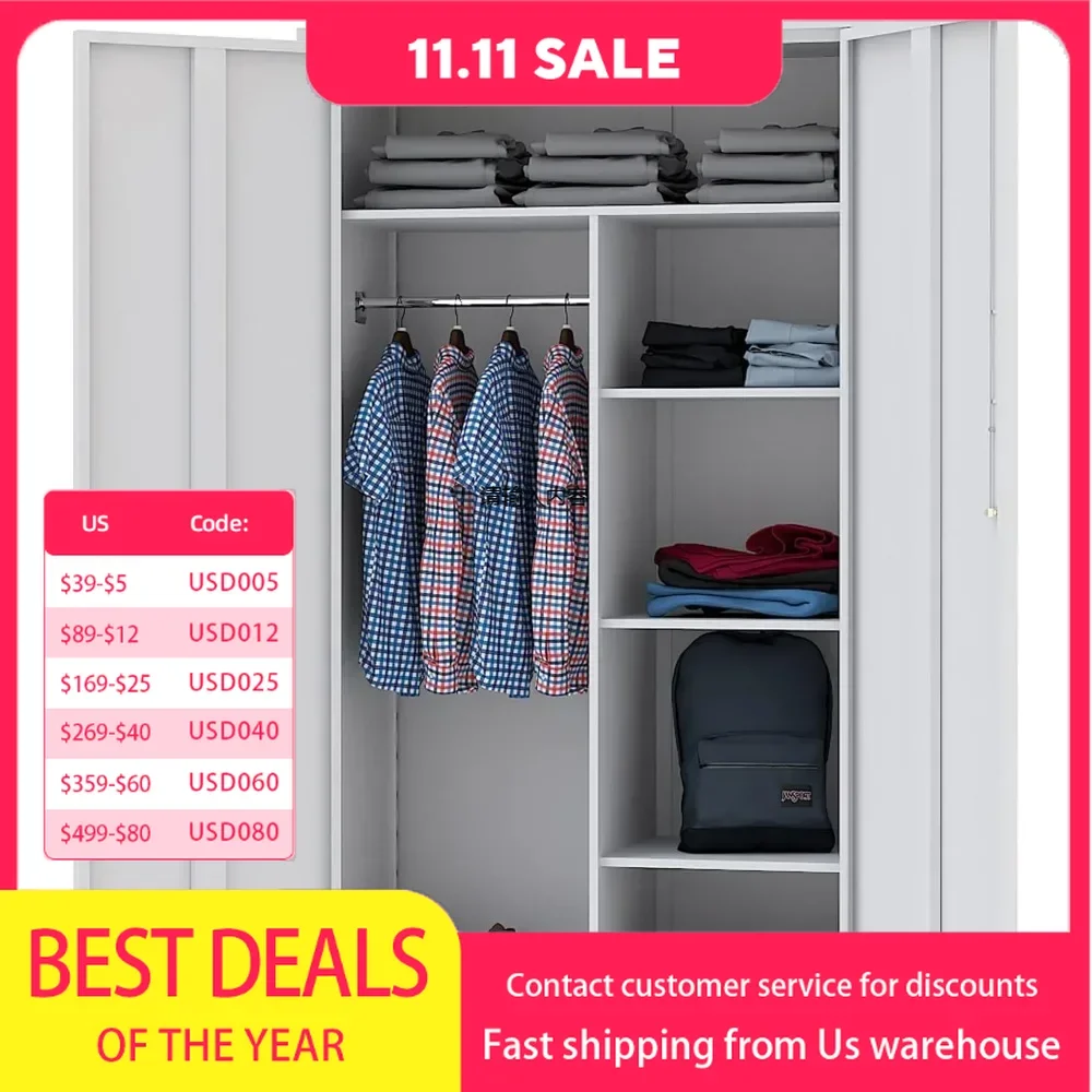 Metal Lockers, Steel Wardrobe Lockers Lockers With Locking Doors, Clothes Jacket Storage, Freestanding Office, Home, School
Metal Lockers, Steel Wardrobe Lockers Lockers With Locking Doors, Clothes Jacket Storage, Freestanding Office, Home, School