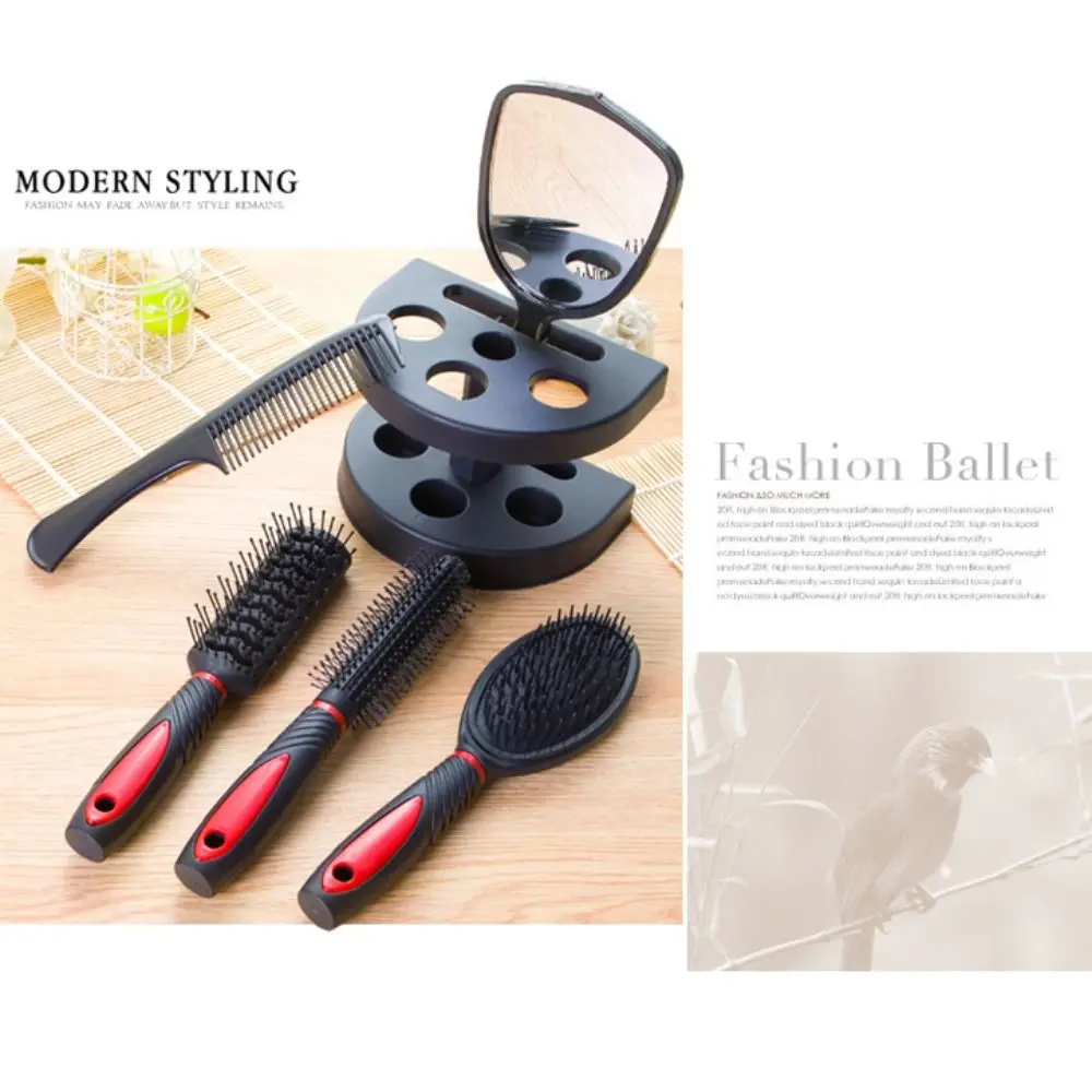 5pcs/set Professional Massager Comb Mirror Set Anti-static Soft Makeup Mirror Hairbrush Set Anti-slip Durable
5pcs/set Professional Massager Comb Mirror Set Anti-static Soft Makeup Mirror Hairbrush Set Anti-slip Durable