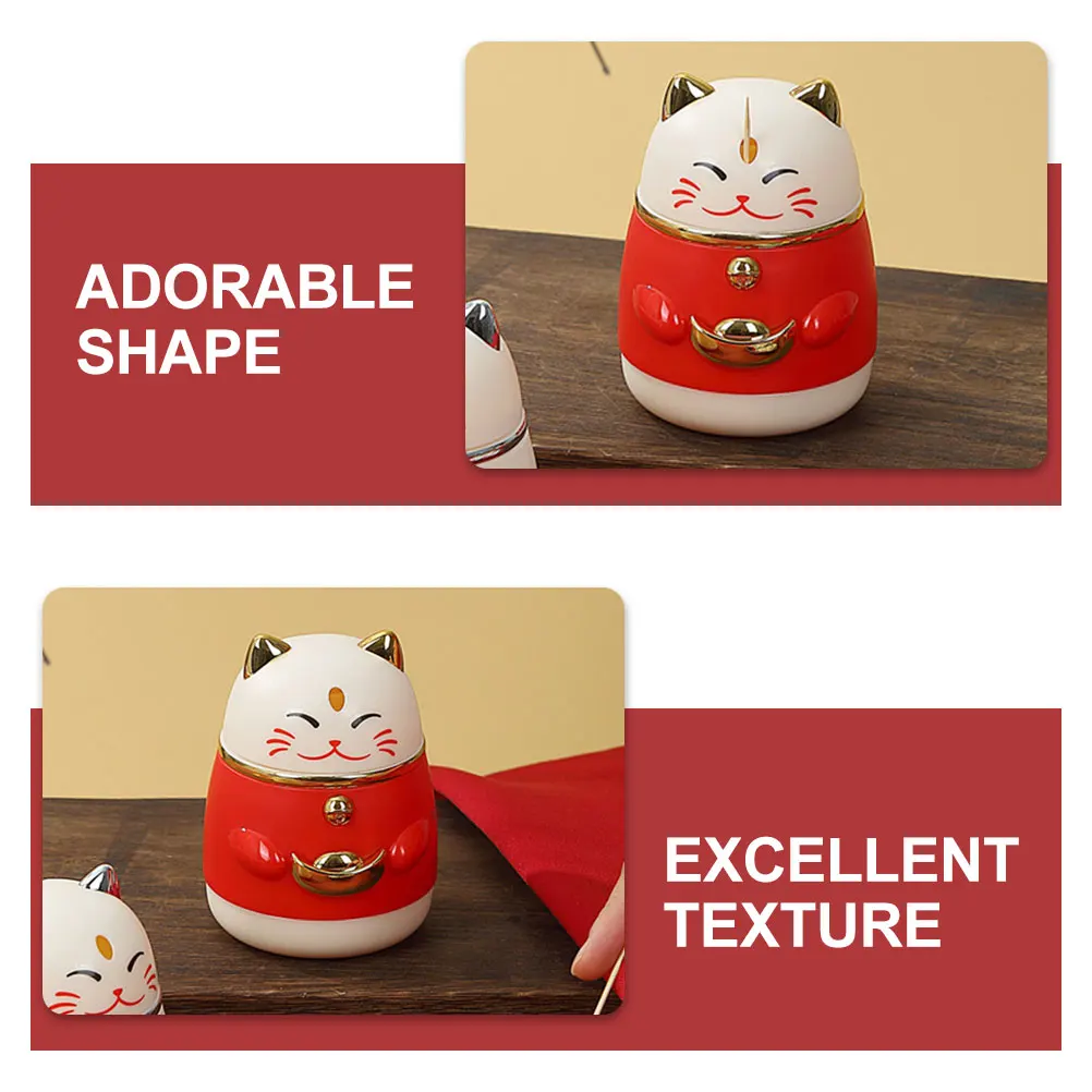Fortune Cat Toothpick Holder Large Capacity Cute Dispenser Container Kitchen Bar Tool Restaurant Decor Box Plastic Fruit Picks
Fortune Cat Toothpick Holder Large Capacity Cute Dispenser Container Kitchen Bar Tool Restaurant Decor Box Plastic Fruit Picks