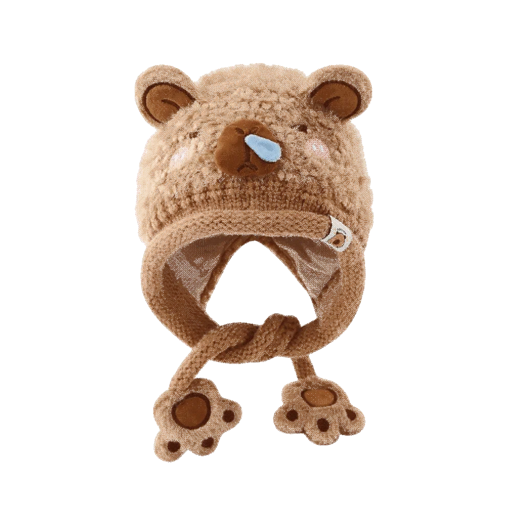 Warm Toddler's Knitted Hat Thickened Soft Baby Ear Protection Cap Windproof Coldproof Capybara Beanie Caps Cold Weather Wear
Warm Toddler's Knitted Hat Thickened Soft Baby Ear Protection Cap Windproof Coldproof Capybara Beanie Caps Cold Weather Wear