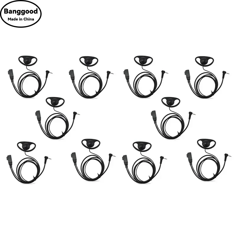 10ps Ear Hook Earpiece Headset PTT Mic for Motorola Talkabout TKLR T3 T62 T92 H2O T42 MH230R MB140R MC220R T72 T82 Extreme Radio
10ps Ear Hook Earpiece Headset PTT Mic for Motorola Talkabout TKLR T3 T62 T92 H2O T42 MH230R MB140R MC220R T72 T82 Extreme Radio