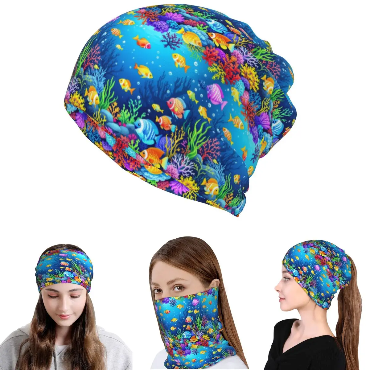 Underwater Coral Reef Fish Bandana Neck Cover Wrap Mask Scarf Multi-use Headband Beanies Hat Unisex Adult Windproof
Underwater Coral Reef Fish Bandana Neck Cover Wrap Mask Scarf Multi-use Headband Beanies Hat Unisex Adult Windproof