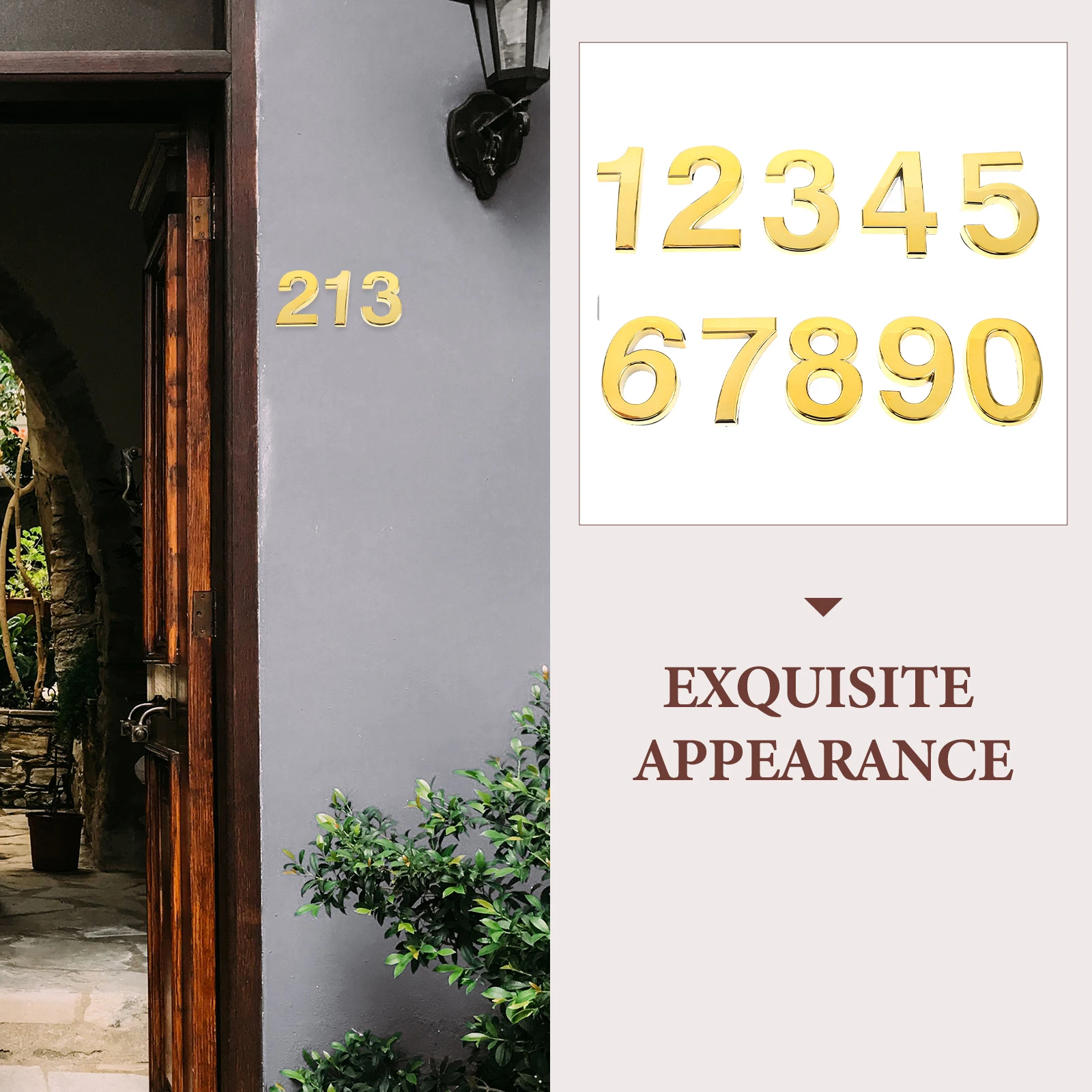 10pcs Floating House Number Sign Modern Acrylic Address Numbers For Door Mailbox Hotel Street Outdoor Durable Stick On Numbers 
10pcs Floating House Number Sign Modern Acrylic Address Numbers For Door Mailbox Hotel Street Outdoor Durable Stick On Numbers