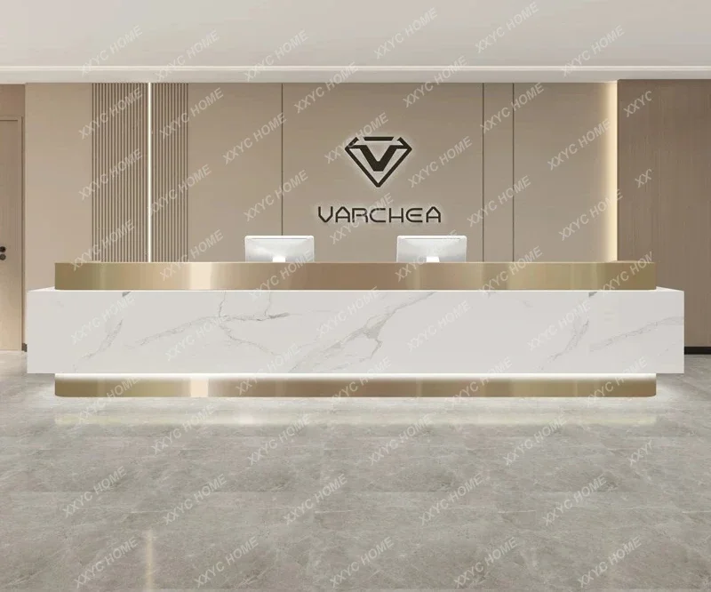 Simple modern stone checkout page Beauty salon Health club Bar reception desk
Simple modern stone checkout page Beauty salon Health club Bar reception desk