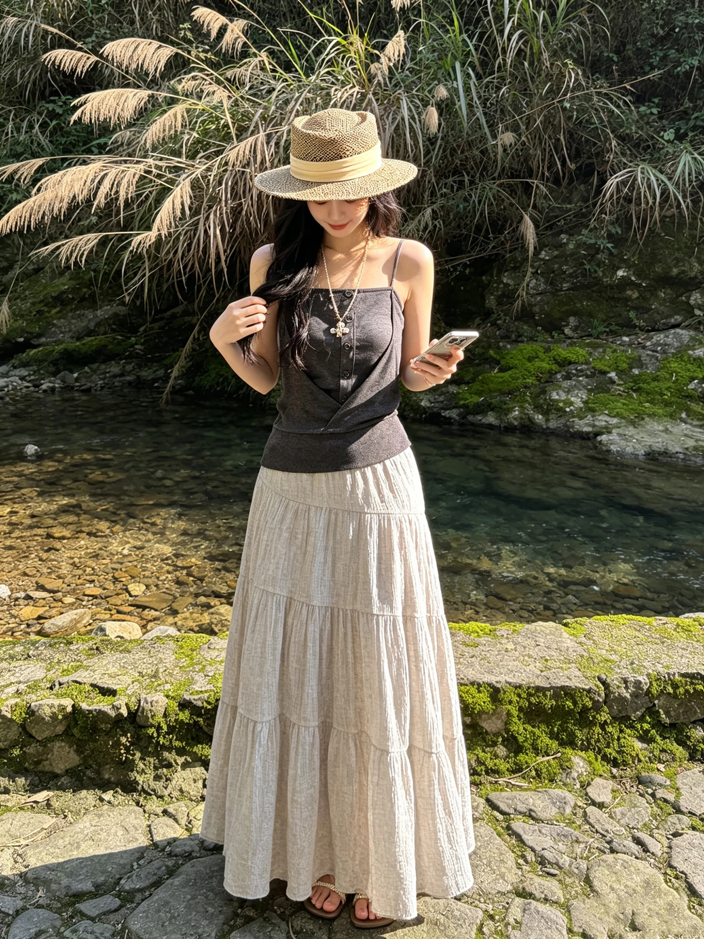 Retro Lace Skirt Half-length Women's Summer Loose Elastic Waist A-line Long Skirt with Slimming Effect Leopard Print Commute ...
Retro Lace Skirt Half-length Women's Summer Loose Elastic Waist A-line Long Skirt with Slimming Effect Leopard Print Commute ...