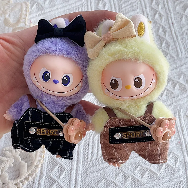 Clothing For Mini Version 10cm Labubu 4.0 Including Dark Blue Star Overalls Flower Hair Accessories And Crossbody Mini Bag
Clothing For Mini Version 10cm Labubu 4.0 Including Dark Blue Star Overalls Flower Hair Accessories And Crossbody Mini Bag