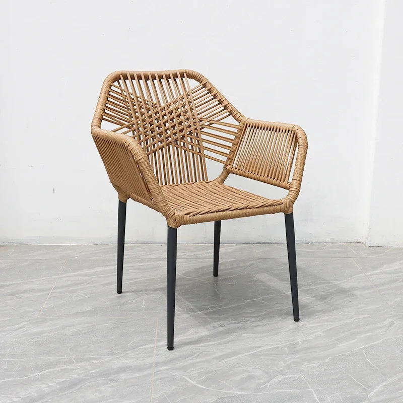 Rope modern living room dining set outdoor waterproof chair and table patio Outdoor garden chair
Rope modern living room dining set outdoor waterproof chair and table patio Outdoor garden chair