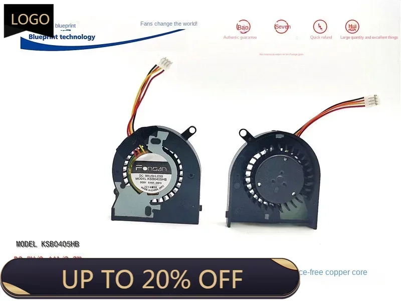 New Ksb0405hb Max Airflow Rate 3. 5cm 5v0.44a Notebook Turbine Blower PWM Cooling Fan
New Ksb0405hb Max Airflow Rate 3. 5cm 5v0.44a Notebook Turbine Blower PWM Cooling Fan