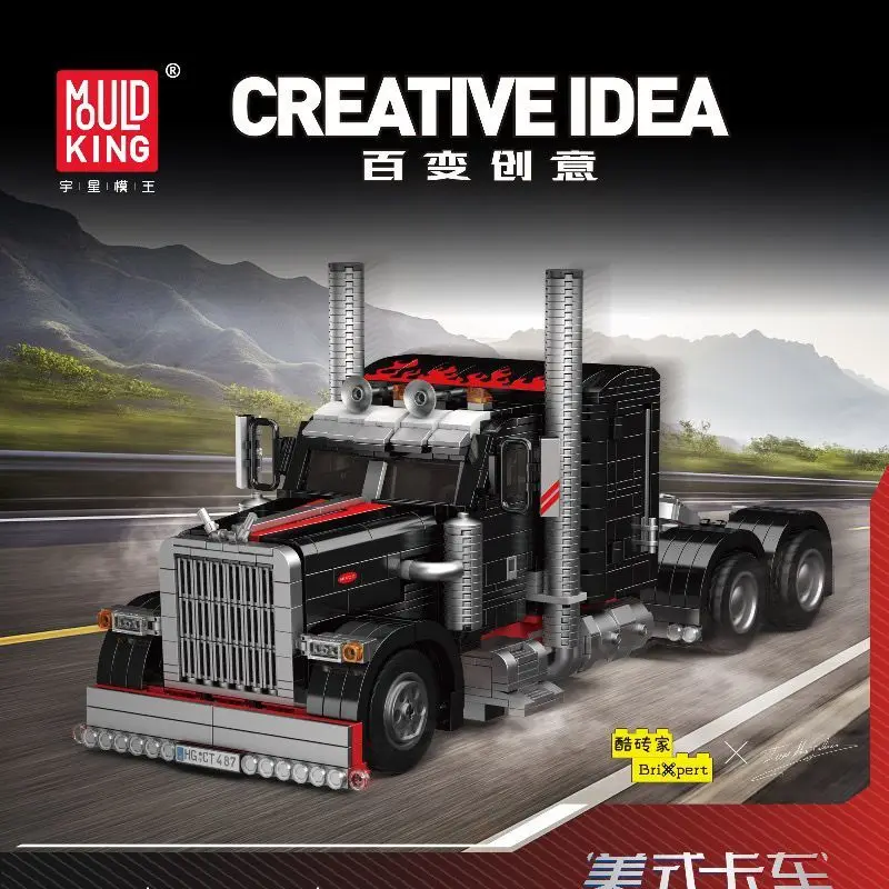 Mould King 10037 American Muscle Truck Peterbilt Boys Assembly Building Block Toy Gift 
Mould King 10037 American Muscle Truck Peterbilt Boys Assembly Building Block Toy Gift