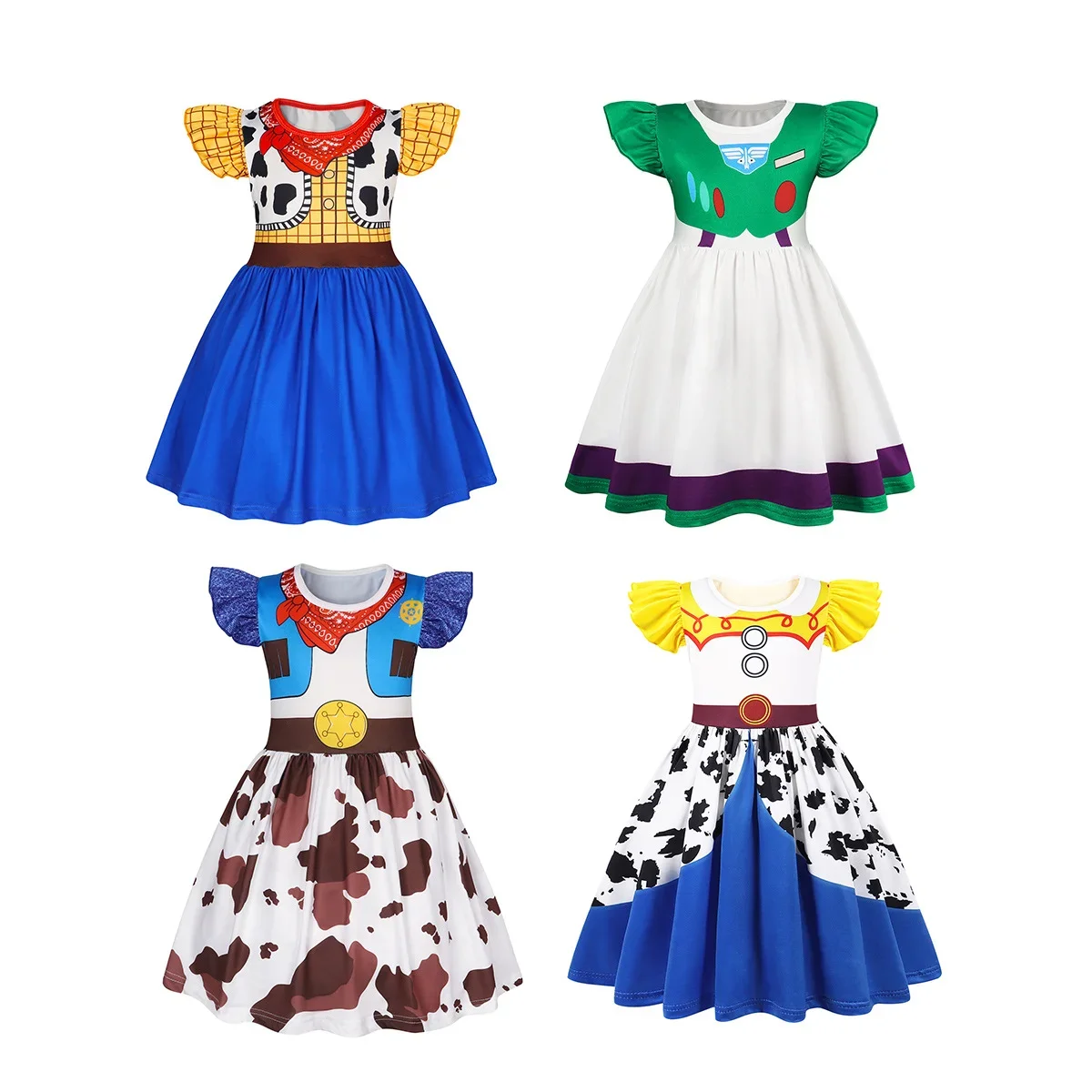 Girls Toy Story Costume Dress Set Including Woody Jessie And Buzz Lightyear Styles For Halloween Birthday Cosplay Carnival Party
Girls Toy Story Costume Dress Set Including Woody Jessie And Buzz Lightyear Styles For Halloween Birthday Cosplay Carnival Party