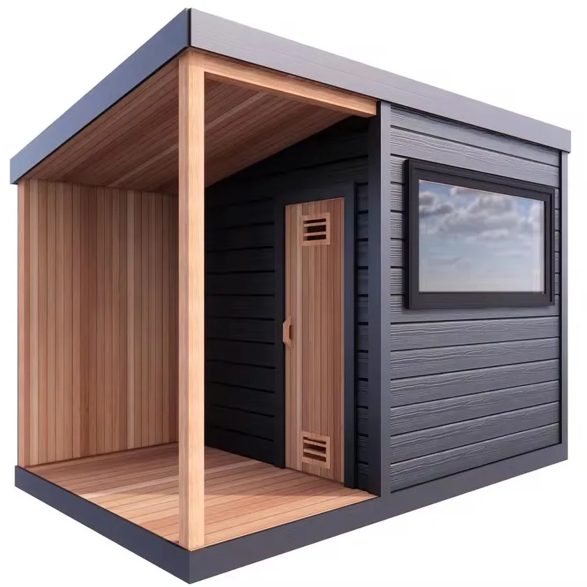 Solid wood outdoor cube smart outdoor sauna
Solid wood outdoor cube smart outdoor sauna