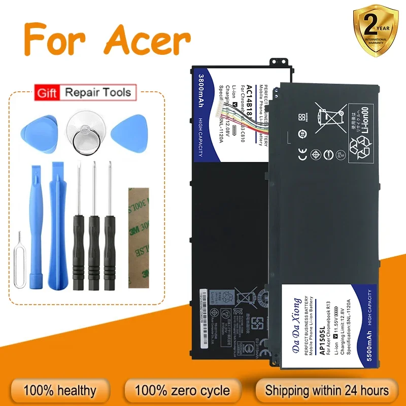 Новый аккумулятор AC14A8L AC14B8K для Acer Aspire Switch Alpha Chromebook CB3 S3 R3 V5 R7 V7 12 S13 R13 C810 CB3-111 VN7-571 VN7-571G
Новый аккумулятор AC14A8L AC14B8K для Acer Aspire Switch Alpha Chromebook CB3 S3 R3 V5 R7 V7 12 S13 R13 C810 CB3-111 VN7-571 VN7-571G