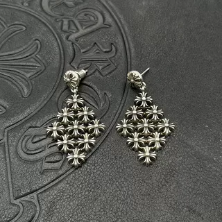S925 Sterling Silver Punk Hip Hop Earrings Vintage Large Rhombus Cross Flower Earrings Sterling Silver Needle Exaggerated
S925 Sterling Silver Punk Hip Hop Earrings Vintage Large Rhombus Cross Flower Earrings Sterling Silver Needle Exaggerated