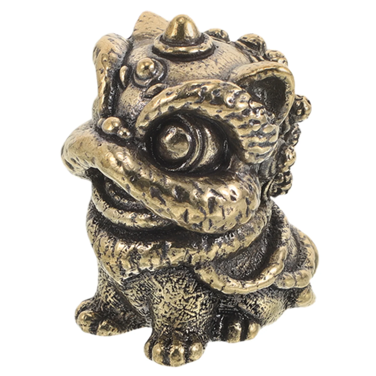 Brass Vintage Lion Statue Desktop Decoration Small Retro Chinese Paperweight Office Home Desk Ornament
Brass Vintage Lion Statue Desktop Decoration Small Retro Chinese Paperweight Office Home Desk Ornament
