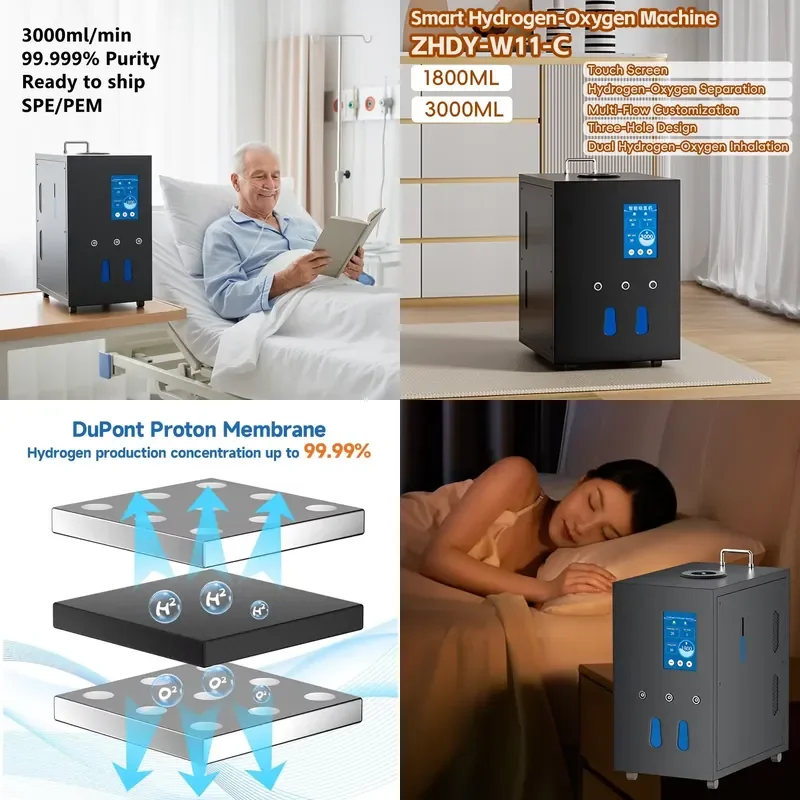 Electric Water Generator 3000ml for Household Countertop Use Stainless Steel Stand 99.999% Concentration
Electric Water Generator 3000ml for Household Countertop Use Stainless Steel Stand 99.999% Concentration