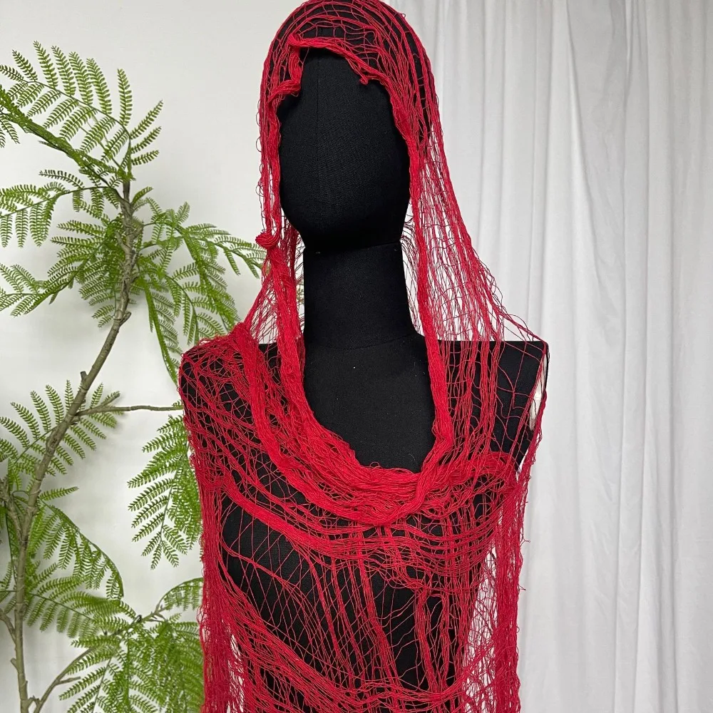 Lightweight Trendy Distressed Scarf Casual Mesh Hole Ragged Shawl Solid Color Wrap Cloak Outdoor Use
Lightweight Trendy Distressed Scarf Casual Mesh Hole Ragged Shawl Solid Color Wrap Cloak Outdoor Use