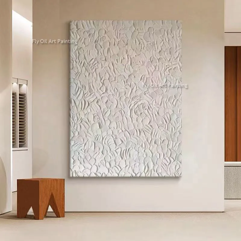 Handpainted Abstract White Texture Thick Oil Painting On Canvas Simple Design Beige Wall Art For Living Room Hall Decor As Gifts
Handpainted Abstract White Texture Thick Oil Painting On Canvas Simple Design Beige Wall Art For Living Room Hall Decor As Gifts