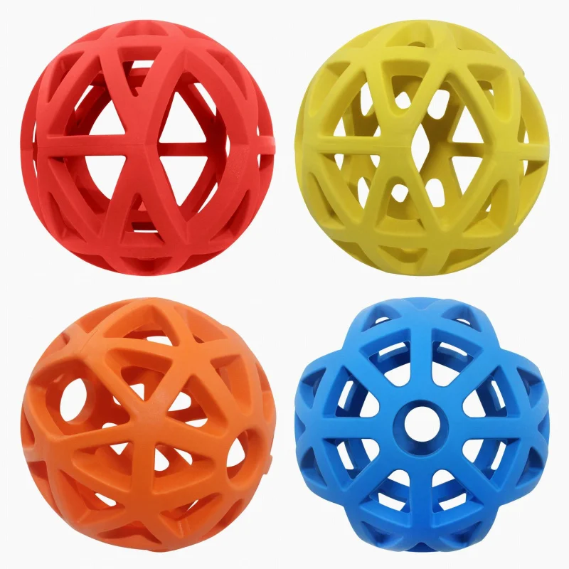 Factory Dog Toy Rubber Bite-Resistant Hollow-out Food Dropping Ball Molar Teeth Soft Rubber Pet Toy
Factory Dog Toy Rubber Bite-Resistant Hollow-out Food Dropping Ball Molar Teeth Soft Rubber Pet Toy