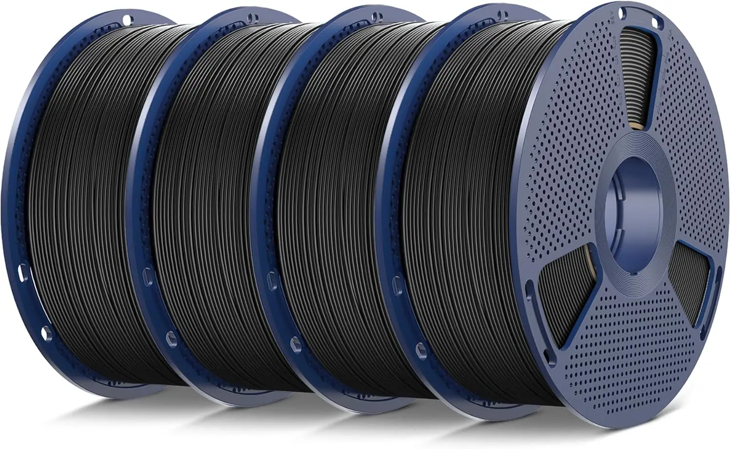 4kg TPU 3D Printer Filament Bundle, Highly Elastic & Wear-Resistant 90A, 1.75mm ±0.03mm, 4 Spools (Black)
4kg TPU 3D Printer Filament Bundle, Highly Elastic & Wear-Resistant 90A, 1.75mm ±0.03mm, 4 Spools (Black)
