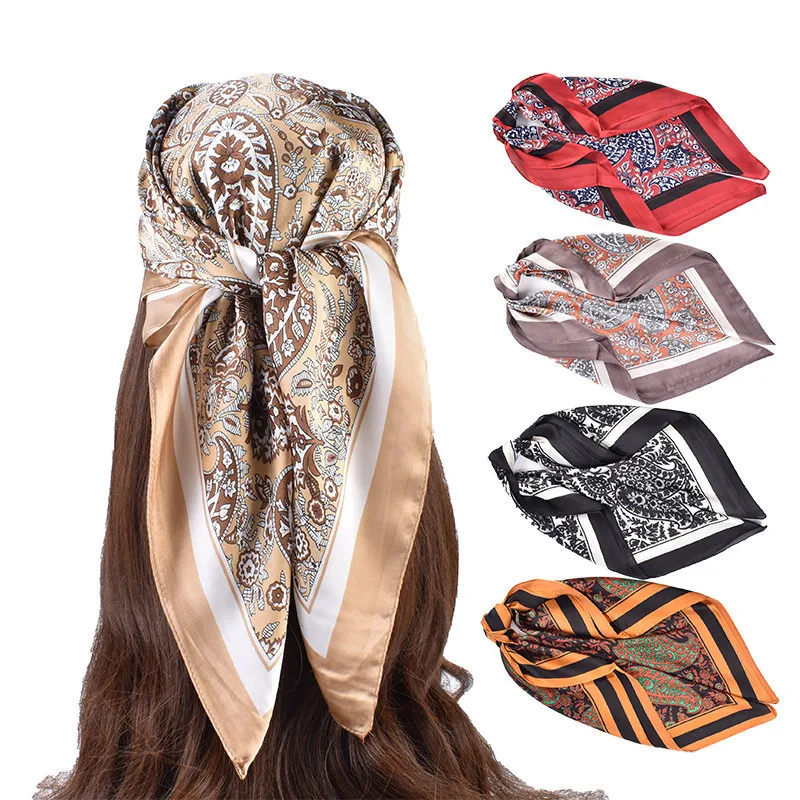 Luxury Brand Silk Square Paisley Scarf Women Satin Neck Hair Tie Band Soft Bandana Neckerchife Ladies Hijab Head Female Foulard
Luxury Brand Silk Square Paisley Scarf Women Satin Neck Hair Tie Band Soft Bandana Neckerchife Ladies Hijab Head Female Foulard