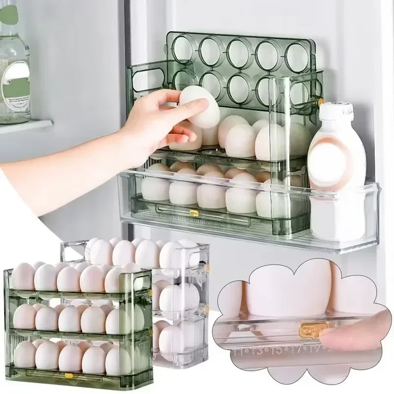 Egg Rack Holder Storage Box Egg Basket Container Organizer Refrigerator Egg Dispenser for Kitchen Organizer Food Containers
Egg Rack Holder Storage Box Egg Basket Container Organizer Refrigerator Egg Dispenser for Kitchen Organizer Food Containers