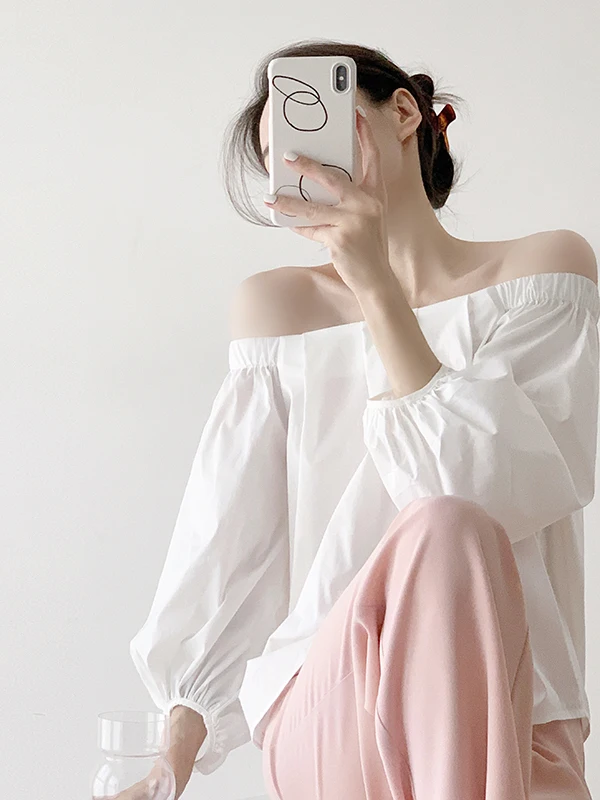 Sana Summer 2023 Women's Cotton Blend Crew Neck Short Shirt Pure Color Top Comfortable Straight Cut Long Sleeve Commute Style
Sana Summer 2023 Women's Cotton Blend Crew Neck Short Shirt Pure Color Top Comfortable Straight Cut Long Sleeve Commute Style