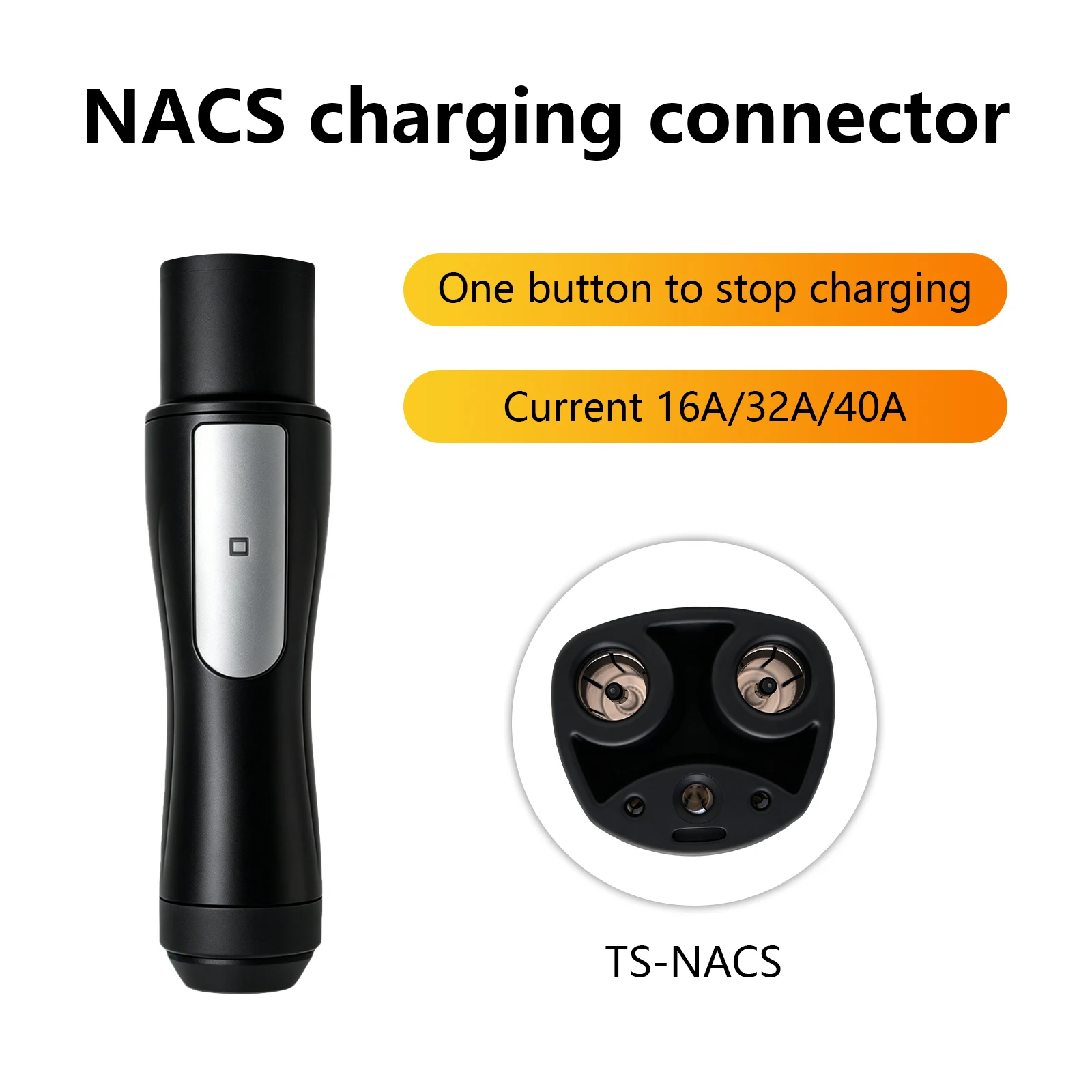 SUSUTOO TS-NACS Socket Electric Car Charger EV Charger for Tesla Plug 16A 32A 40A Current Electric Car Side for Model 3 X Y S
SUSUTOO TS-NACS Socket Electric Car Charger EV Charger for Tesla Plug 16A 32A 40A Current Electric Car Side for Model 3 X Y S