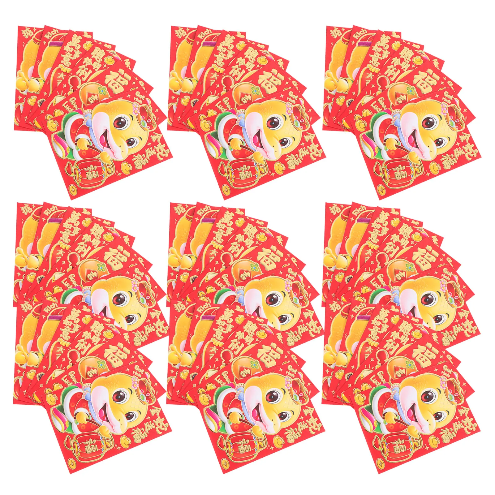 60Pcs Lunar New Year Red Envelopes 2025 Year of The Snake Elegant Lucky Money Envelopes Spring Festival Wedding Birthday Hongbao
60Pcs Lunar New Year Red Envelopes 2025 Year of The Snake Elegant Lucky Money Envelopes Spring Festival Wedding Birthday Hongbao