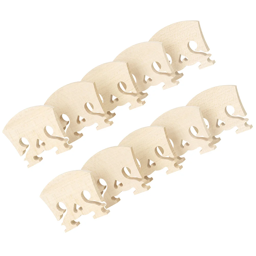 10pcs Violin Bridge Instrument Accessory Heart Shape Improve Tone Durable Replacement Parts Accessories Supplies
10pcs Violin Bridge Instrument Accessory Heart Shape Improve Tone Durable Replacement Parts Accessories Supplies