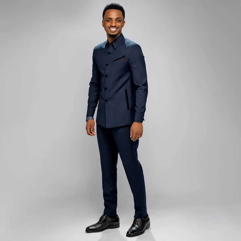 Safari Men's Suits Slim Fit Back Vent Blazer Fashion Single Breasted Stand Lapel Outfits High Quality 2 Piece Jacket Pants Sets
Safari Men's Suits Slim Fit Back Vent Blazer Fashion Single Breasted Stand Lapel Outfits High Quality 2 Piece Jacket Pants Sets