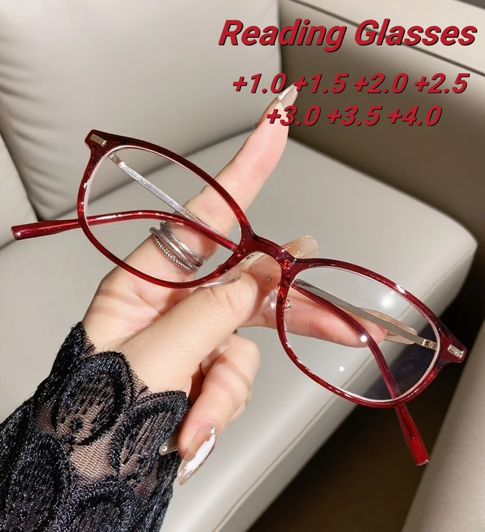 New Fashion Round Frame Women's Presbyopia Glasses Ultra Light Neutral Retro HD Personalized Comfortable Anti Blue Light Glasses
New Fashion Round Frame Women's Presbyopia Glasses Ultra Light Neutral Retro HD Personalized Comfortable Anti Blue Light Glasses