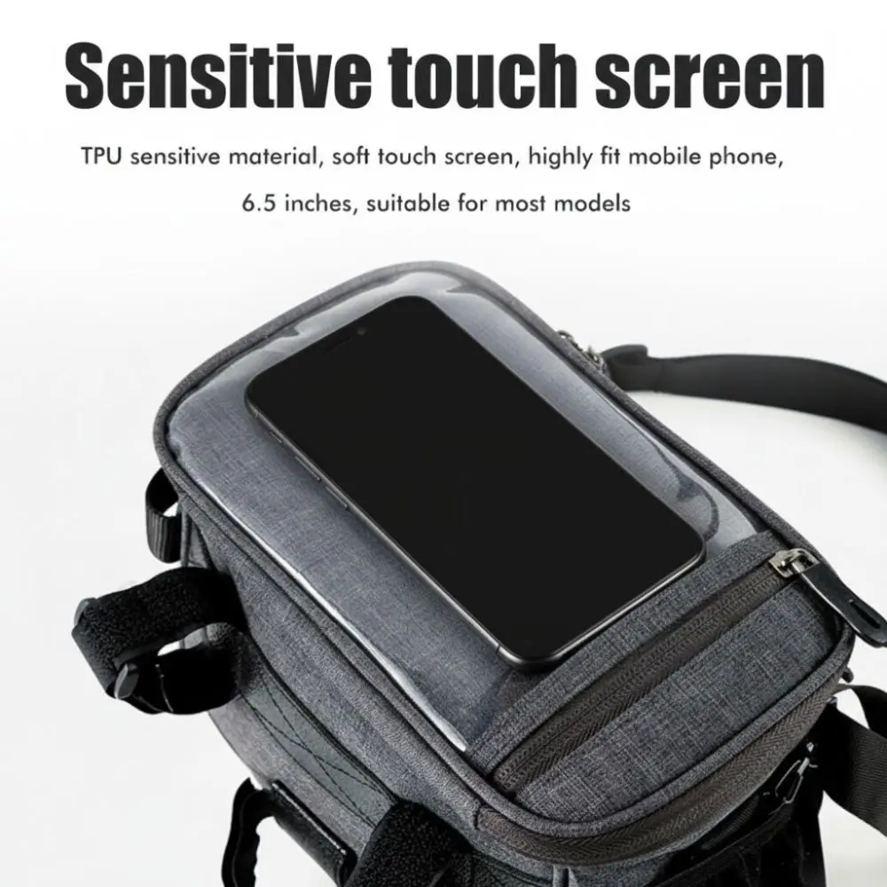 Durable Large Capacity Bike Bag Touch Screen with Detachable Strap Bike Handlebar Bag Bike Frame Bag Storage for Tools
Durable Large Capacity Bike Bag Touch Screen with Detachable Strap Bike Handlebar Bag Bike Frame Bag Storage for Tools