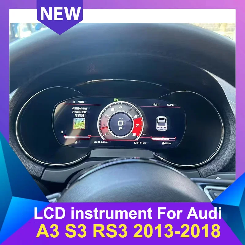 LCD Digital Display Dashboard Panel For Audi A3 S3 RS3 2013-2018 Instrument Cluster Cock Speedometer Headunit GPS
LCD Digital Display Dashboard Panel For Audi A3 S3 RS3 2013-2018 Instrument Cluster Cock Speedometer Headunit GPS
