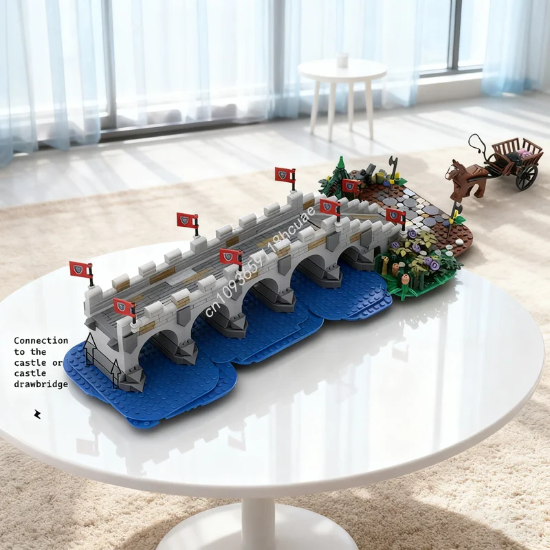 889pcs MOC Medieval Bridge The Castle Castleed Model Building Blocks Architecture DIY Toy Education Christmas Gifts Brick Kids
889pcs MOC Medieval Bridge The Castle Castleed Model Building Blocks Architecture DIY Toy Education Christmas Gifts Brick Kids