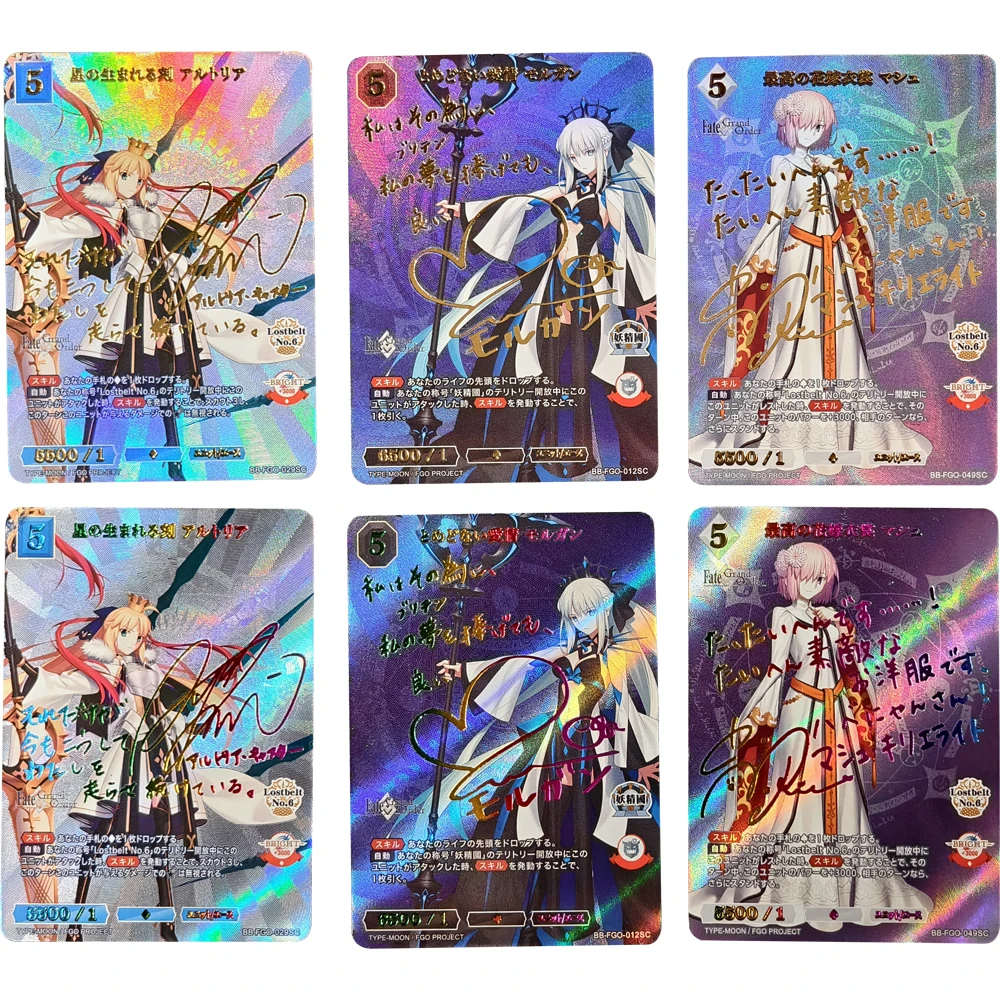3Pcs/set Anime Fate WS Collection Cards Tohsaka Rin Matou Sakura Bronzing Signature Card Refractive Color Rainbow Flash UV Gift
3Pcs/set Anime Fate WS Collection Cards Tohsaka Rin Matou Sakura Bronzing Signature Card Refractive Color Rainbow Flash UV Gift