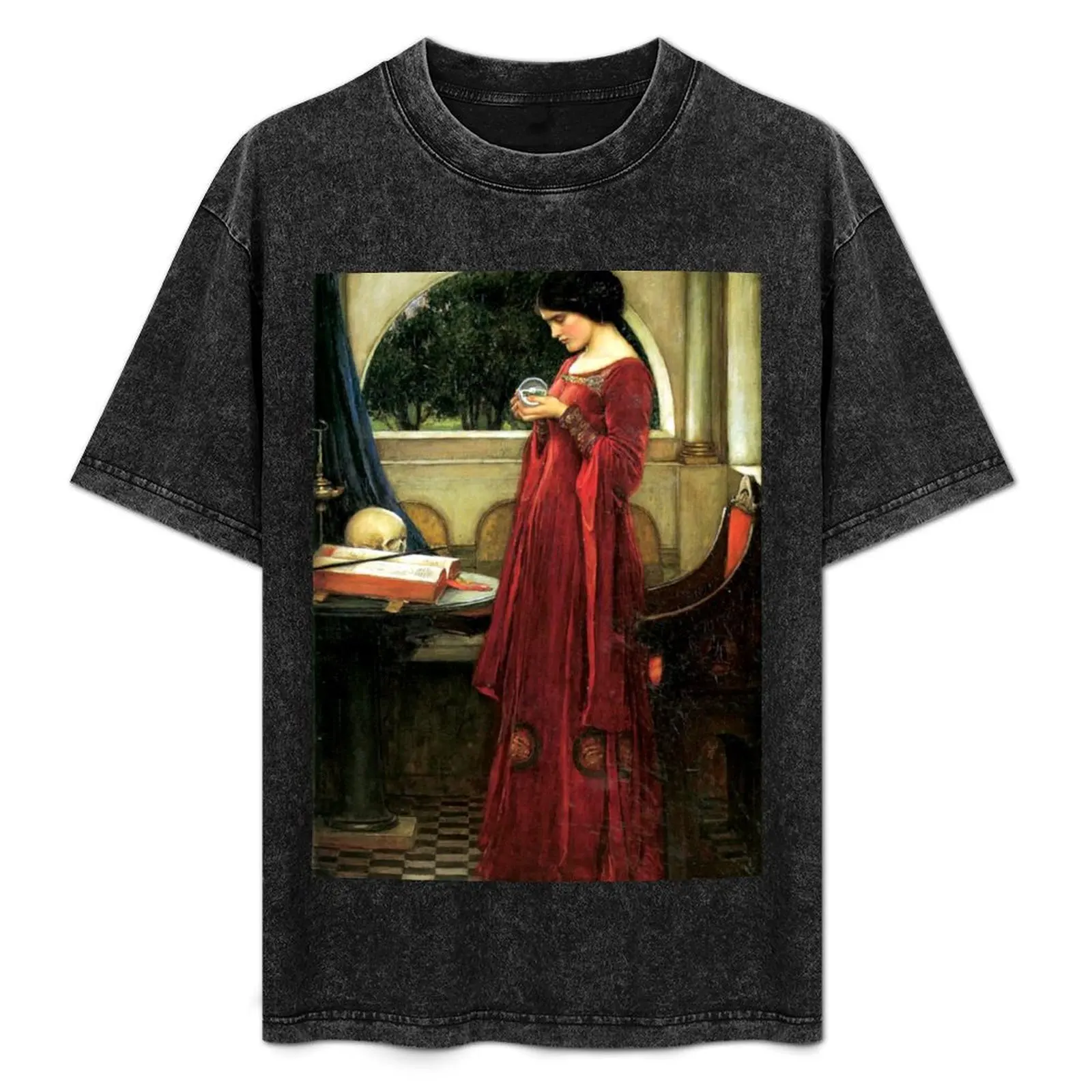 The Crystal Ball - John William Waterhouse T-Shirt Work Outdoor T-Shirt for Men
The Crystal Ball - John William Waterhouse T-Shirt Work Outdoor T-Shirt for Men
