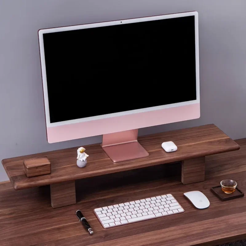 Black Walnut Desktop Computer Desktop Display Height Frame Solid Wood Storage Base Office Goods Organization Storage
Black Walnut Desktop Computer Desktop Display Height Frame Solid Wood Storage Base Office Goods Organization Storage