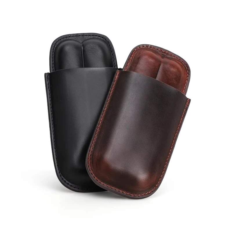 Factory Price Portable Leather Humidor Travel Humidor Wallet 2 Tube Humidor Leather
Factory Price Portable Leather Humidor Travel Humidor Wallet 2 Tube Humidor Leather