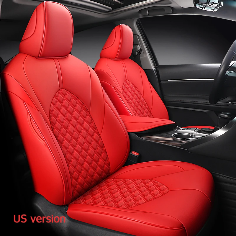 Custom Fit Luxury Car Seat Cover For Toyota Camry US version 2018-2024 Artificial Leather Interior Decoration Automotive Parts
Custom Fit Luxury Car Seat Cover For Toyota Camry US version 2018-2024 Artificial Leather Interior Decoration Automotive Parts