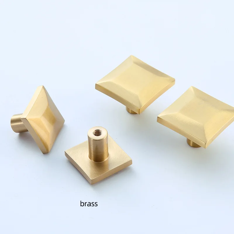 Quadrilateral brass small handle, clothing cabinet door drawer furniture single hole small handle
Quadrilateral brass small handle, clothing cabinet door drawer furniture single hole small handle