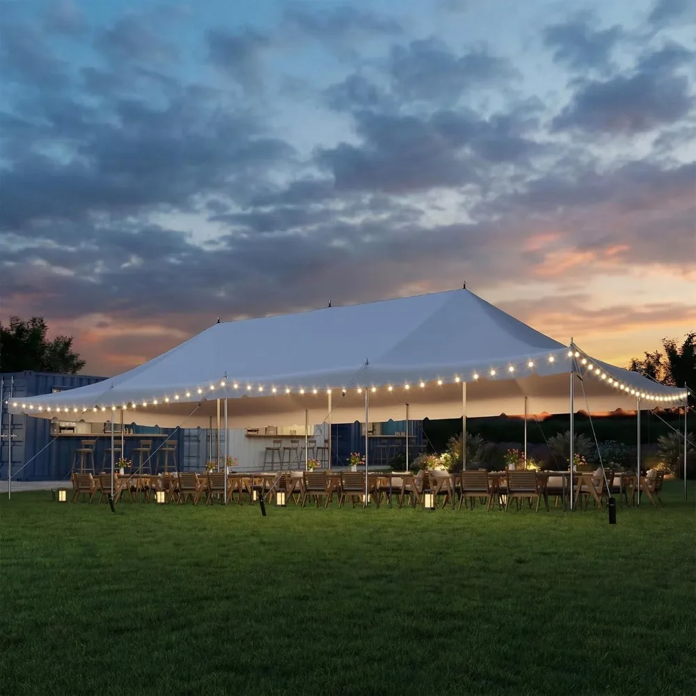 20x40Ft Pole Party Tent, Weekend Canopy Heavy Duty with Carry Bags, PVC Outdoor Canopies for 150 People, Large, Customized
20x40Ft Pole Party Tent, Weekend Canopy Heavy Duty with Carry Bags, PVC Outdoor Canopies for 150 People, Large, Customized
