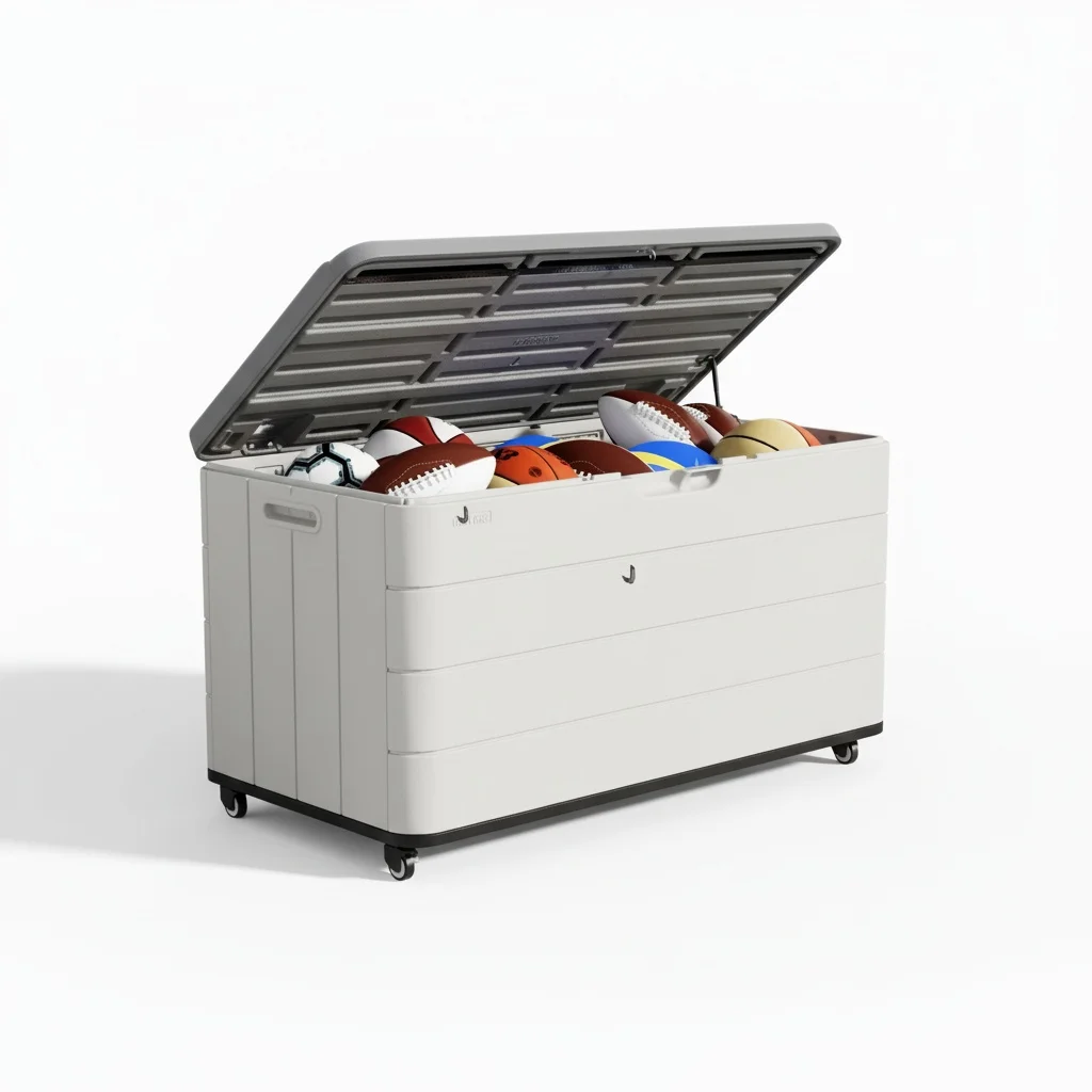 HDPE Deck Box, 116x60x60cm/45.7x23.6x23.6 inch Outdoor Storage Box, Waterproof Plastic Garden Box, Patio Tool Organizer
HDPE Deck Box, 116x60x60cm/45.7x23.6x23.6 inch Outdoor Storage Box, Waterproof Plastic Garden Box, Patio Tool Organizer
