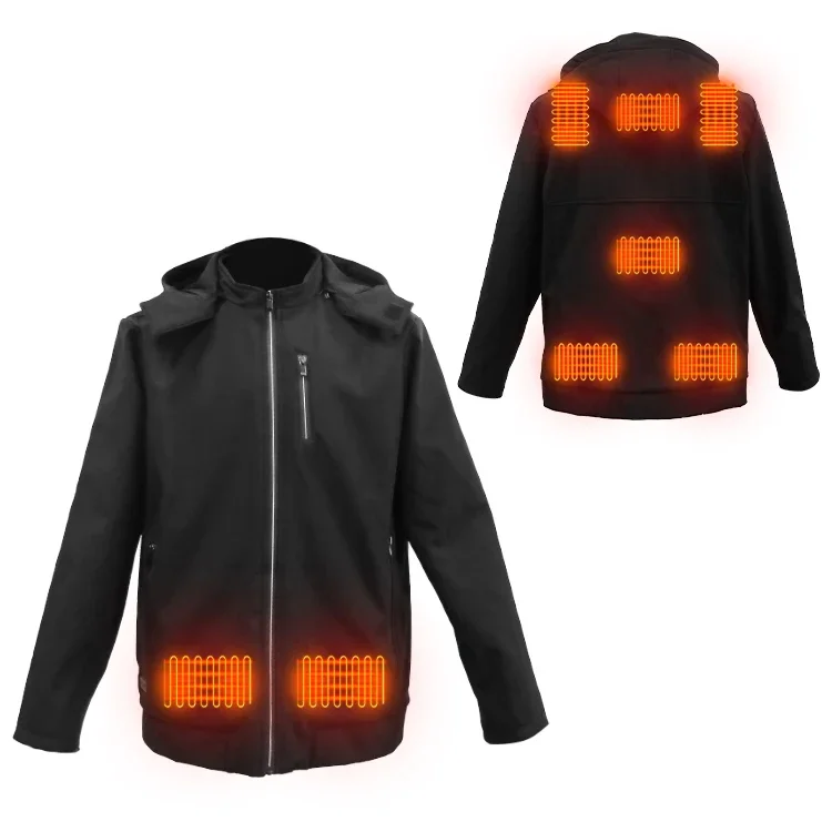 8 heating zones carbon fiber thermal electric smart rechargeable batteries heated clothes jacket with hoodie for women men
8 heating zones carbon fiber thermal electric smart rechargeable batteries heated clothes jacket with hoodie for women men