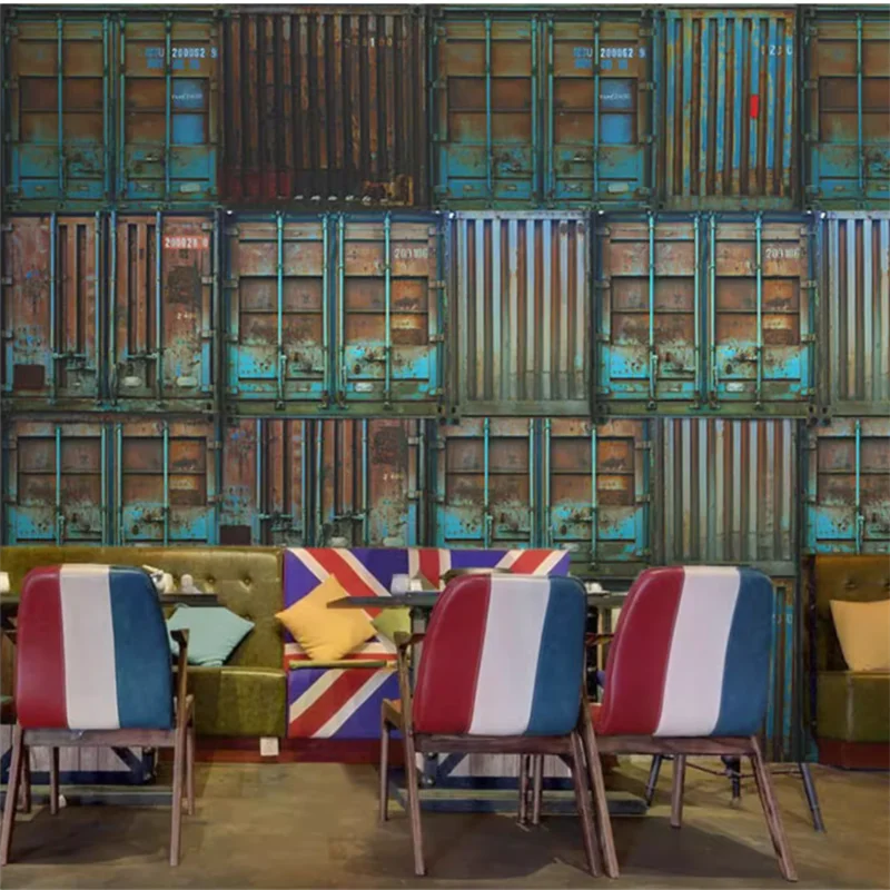 3D Custom Retro Industrial Style container Wallpaper Gym Check-In Mural Creative Restaurant Internet Bar Decor Celebrity Trend
3D Custom Retro Industrial Style container Wallpaper Gym Check-In Mural Creative Restaurant Internet Bar Decor Celebrity Trend