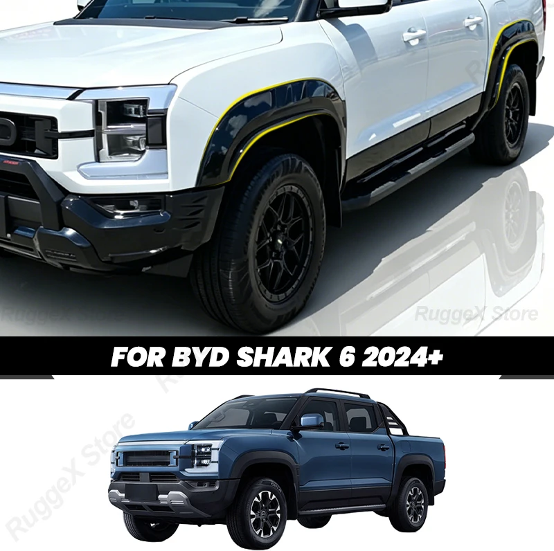 For BYD Shark 6 Fender Flares Widebody Kits ABS Scratch-resistant Wheel Arches Fender Flares Exterior Protector Car Accessories
For BYD Shark 6 Fender Flares Widebody Kits ABS Scratch-resistant Wheel Arches Fender Flares Exterior Protector Car Accessories