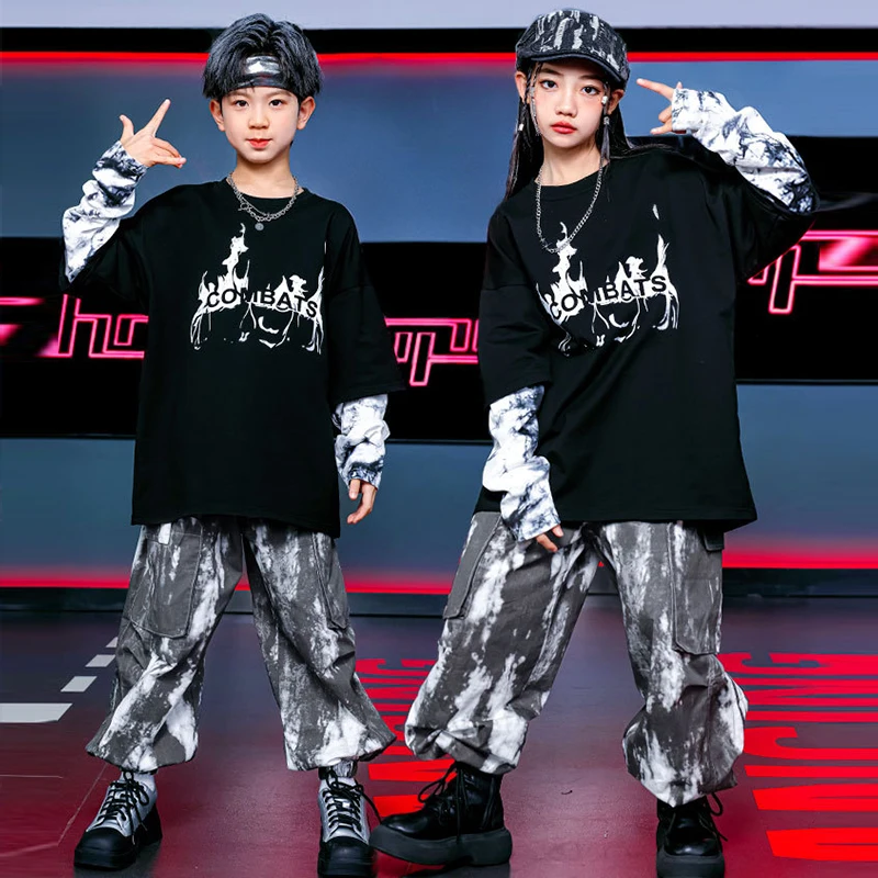 Children Street Dance Clothes Boys Hip Hop Jazz Dance Clothing Oversize Tops Long Sleeve Grey Pants Fashion Cool Streetwear 2402
Children Street Dance Clothes Boys Hip Hop Jazz Dance Clothing Oversize Tops Long Sleeve Grey Pants Fashion Cool Streetwear 2402