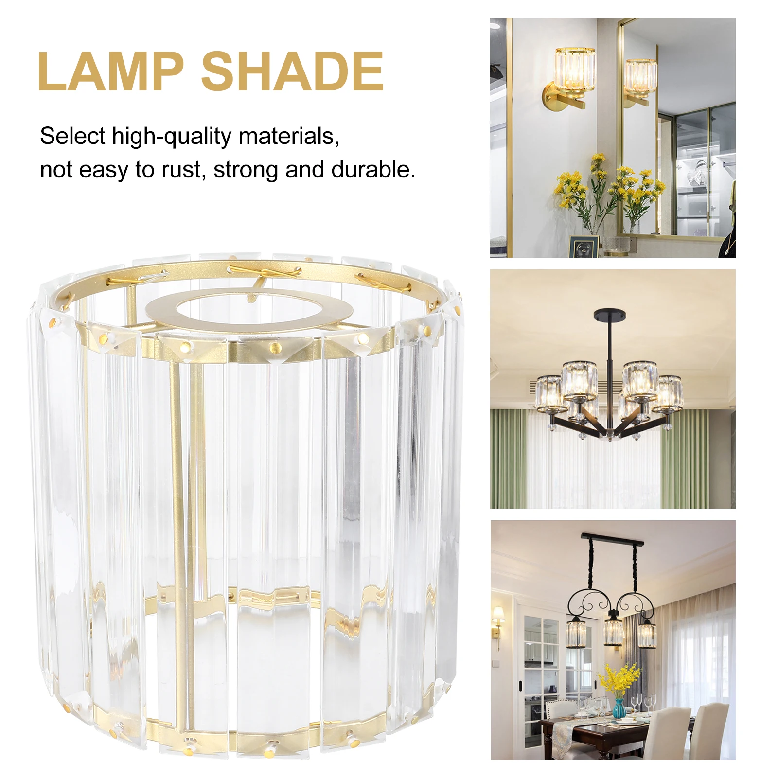 Crystal Ceiling Lamp Shade Premium Metal Art Cover for Bedroom Living Room Decorative Diffuse Lighting E27 Crystal Lamp Shade
Crystal Ceiling Lamp Shade Premium Metal Art Cover for Bedroom Living Room Decorative Diffuse Lighting E27 Crystal Lamp Shade