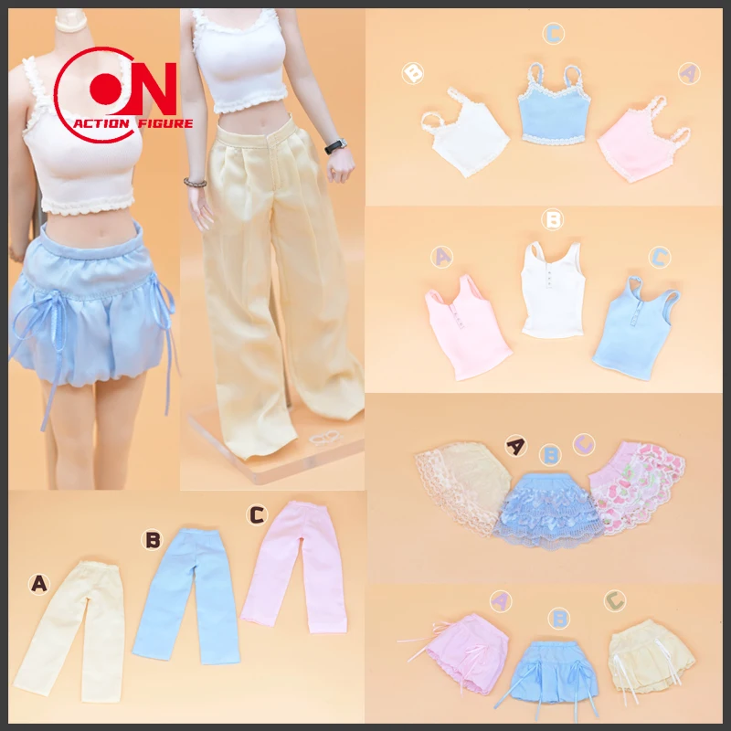 CUKE TOYS 1/6 Fmale Vacation Button Tshirt Lace Vest Short Skirt Cuasal Loose Long Pants Fit 12" Soldier Action Figure Body
CUKE TOYS 1/6 Fmale Vacation Button Tshirt Lace Vest Short Skirt Cuasal Loose Long Pants Fit 12" Soldier Action Figure Body
