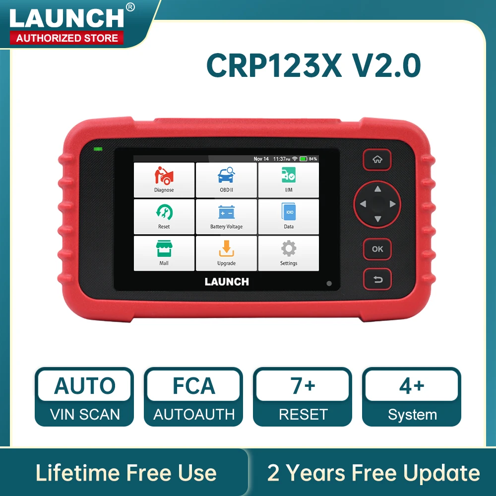 LAUNCH X431 CRR123X V2.0 Автомобильный OBD2 диагностические инструменты Автоматический OBD-сканер ABS SRS Двигатель AT + 7, сброс обслуживания Бесплатное обновление
LAUNCH X431 CRR123X V2.0 Автомобильный OBD2 диагностические инструменты Автоматический OBD-сканер ABS SRS Двигатель AT + 7, сброс обслуживания Бесплатное обновление