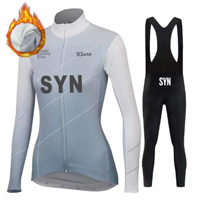 SYNful Women 2024 Cycling Jersey Set Winter Cycling Clothing Road Race Bike Shirt Suit Long Sleeve MTB Bicycle Thermal Jacket
SYNful Women 2024 Cycling Jersey Set Winter Cycling Clothing Road Race Bike Shirt Suit Long Sleeve MTB Bicycle Thermal Jacket